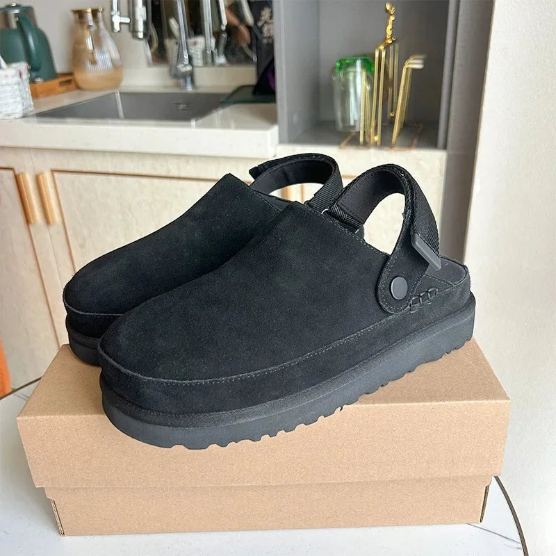 Sabot Femme Confort Moderne en Daim