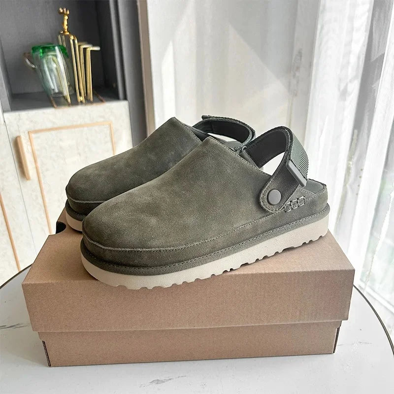 Sabot Femme Confort Moderne en Daim