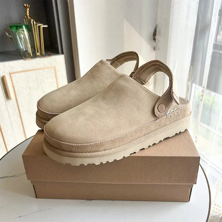 Sabot Femme Confort Moderne en Daim
