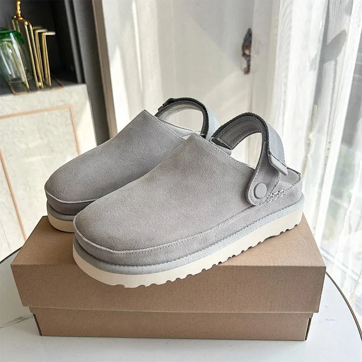 Sabot Femme Confort Moderne en Daim